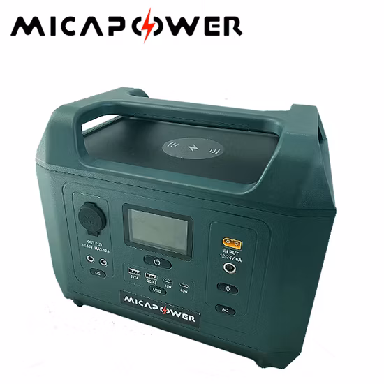 2023 최고 판매 운모 600W 1000W 가장 저렴한 가격 LiFePO4 배터리가 장착된 강력한 휴대용 태양광 발전소